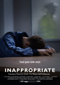 Poster for the 'Inappropriate' short film, directed by Jonathan Blagrove.